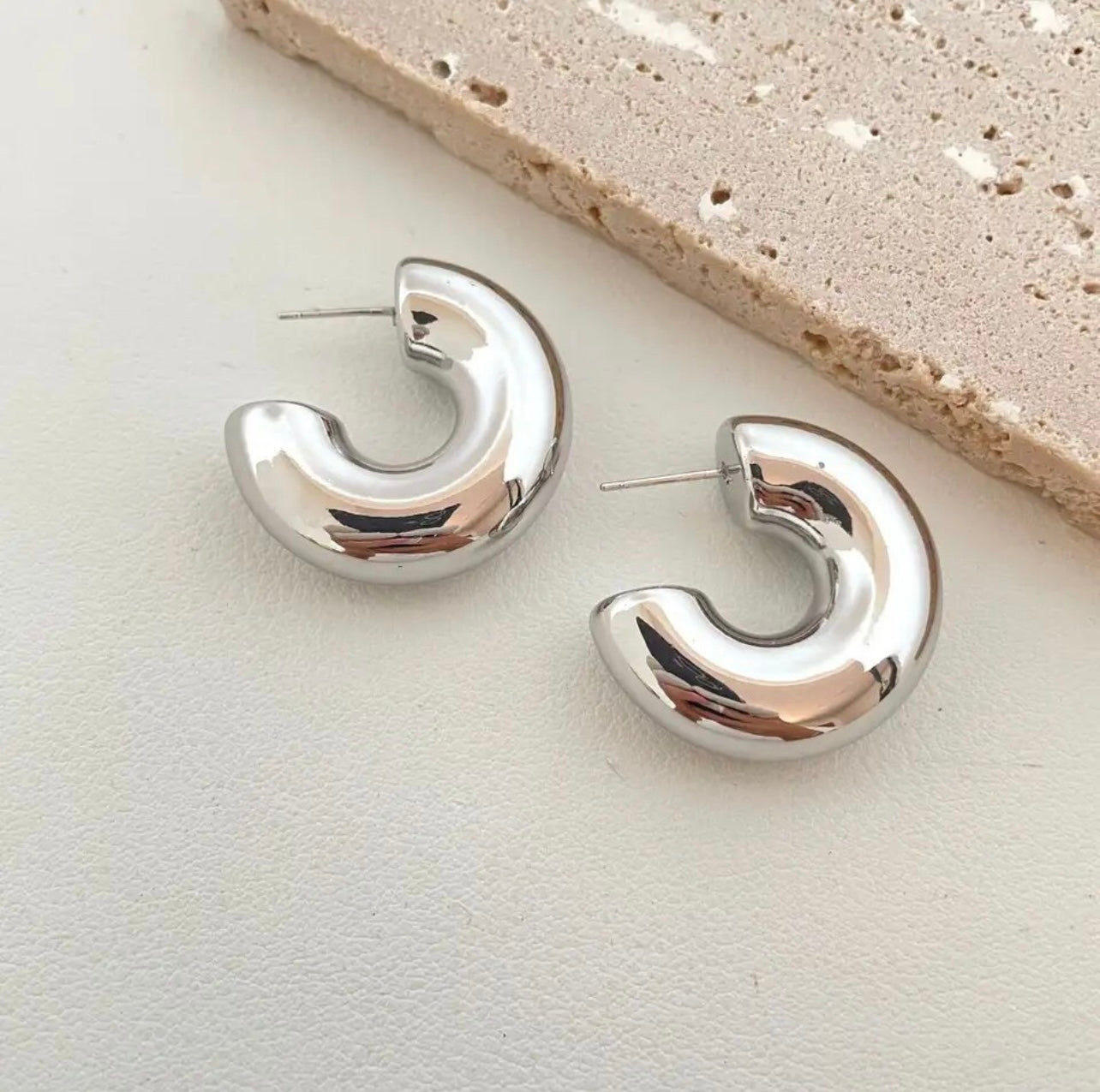Bold Circlets Earring
