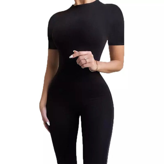 Off The Clock (Black) Jumpsuit